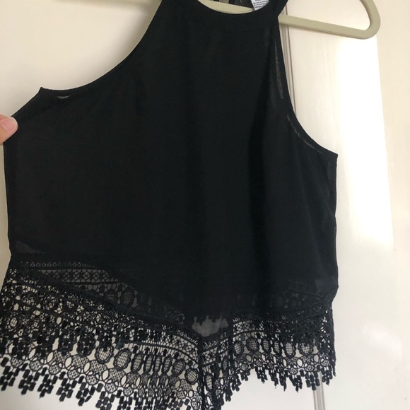 Urban Outfitters black crop top (M) - Picture 2 of 3